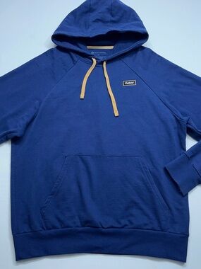 Fayettechill Hoodie Mens Size Medium Pullover Sweatshirt Blue Pockets